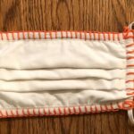【簡単15分】無印良品の布マスクを刺繍糸でオリジナルに